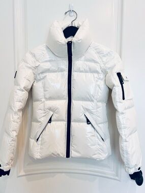 SAM. Girls Freestyle White Down Puffer.